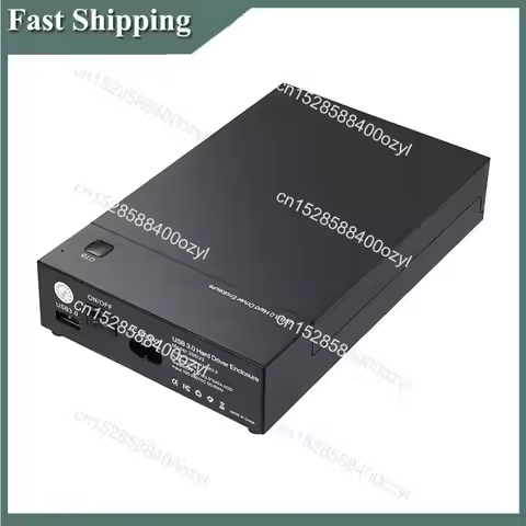 August USB 3.0 3.5In SATA Hard Drive Disk External Enclosure SSD HDD Disk Case Support 16TB Drives O