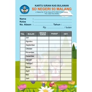 ES88 CUSTOM PREMIUM SD CASH RECEIPT CARD MADE IN ART PAPER 210GSM