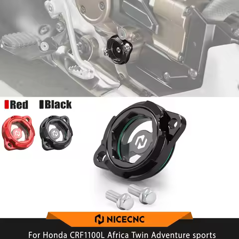 For Honda CRF1100L Africa Twin /Adventure Sports DCT 2020-2025 Engine Oil Filter Cover Cap Africa Tw