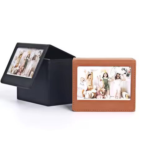 For Fujifilm Instax Wide 400/300 Instant Camera 5Inch Photo Storage Box PVC Card Holder Large Capaci