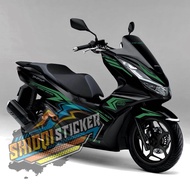 Stiker motor bodi pcx 160 2022 full body karakter Decal pcx 160 full body 2022 hitam stiker pcx
