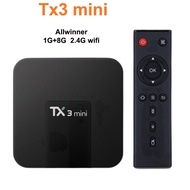 Tx3 mini TV Box 8.1 Amlogic S905W or Allwinner H313 1G 8G 2G 16G 4K H.265 2.4G 5G Dual wifi Set Top 