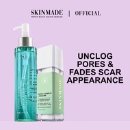 SKINMADE Unclog Pores & Fades Scar Appearance - Centella Complex Serum + Salicylic Acid Cleanser