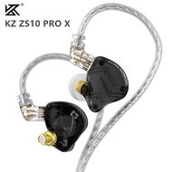 KZ ZS10 PRO X Earbuds 10 Drivers Ring Iron Headphones Moving Iron Monitor in ear Earphones