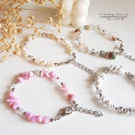 Natural Stone Bracelet / Stone Bracelet Broken Stone Bracelet/ Vintage Korean Bracelet/ Vintage Kore