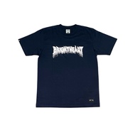 Navy Droplets T-shirt 100% Cotton BCI