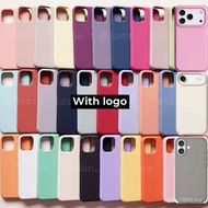 Full covered Real Liquid Silicone for iphone 17/16/15/14/13/12/11/Pro Max/Air/XS Ma/X/XR/6s 7 8/plus