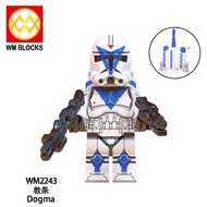Children's toy blocks dogma figure mini star wars WM2243 echo hardcase jesse fives kix rex tup Clone