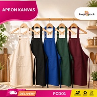 Taslan Apron Canvas Apron/ Plain Chef Apron Kitchen Apron/ Kitchen Apron/ Cooking Apron/ Kitchen Apr