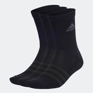 adidas Lifestyle & Basketball Cushioned Crew Socks 3 Pairs Unisex Black IA3950
