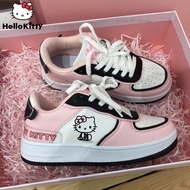 Hello Kitty Shoes Y2k Casual Pink Sports Shoes College Flat Bottom All-match Harajuku Shoes Kawaii A