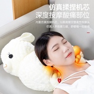 Multifunctional Back Massage Alpaca Pillow Massage Pet Neck Pillow Plush Doll Gift Pillow 4NCF