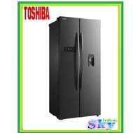 TOSHIBA GR - RS682WE - PMY SIDE - BY - SIDE INVERTER REFRIGERATOR 591L SBS FRIDGE WITH  WATER DISPEN