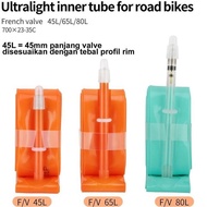 Meroca Road Bike Tube 700c TPU Ultralight 700x23-35C Road Bike Tube