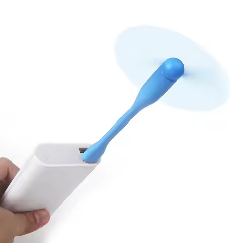New Portable USB Cooling Fan Bendable Lightweight Mini USB Fan Flexible Design Hand Fan for Laptop C
