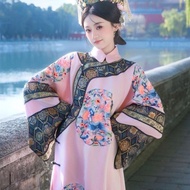 Forbidden City Qing Dynasty Historical Dress - Traditional Patterned Clothing with Ancient Design