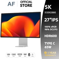 LG Panel 27" 5K IPS Monitor with HDR600, 98% DCI-P3, 60Hz, 540NIT Brightness, USB-C 65W Reverse Char
