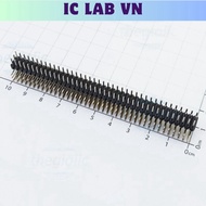 2.54mm Male Fence 3x40 Curved Legs 3 Rows Through Hole Ic Lab VN