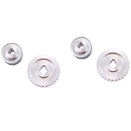 4Pcs Metal Synchronous Pulley Gear Motor Belt Gear Drive Wheel Gear S/N Cj0618 Mini Late Gears