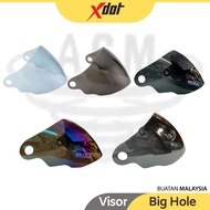 XDOT Big Hole G518 G518B Helmet Visor Motor X Dot  Blitz MDH D2 Swan LTD INDEX LASER MV STAR Clear G