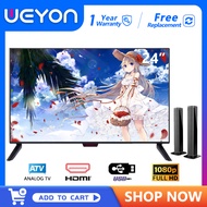 【ขายใหญ่】WEYON ทีวี + 45W*2 Bluetooth Sound Bar，โทรทัศน์，โทรทัศน์จอแบน，led tv，FHD tv ทีวี 24นิ้ว，ทีว