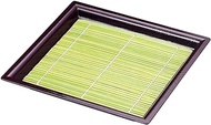 Japanese 45150575-49930110 Fukui Craft Buckwheat Plate, A, 7 Square Wood Grain Buckwheat Plate, Shintame, 6.8 x 68.1 inches (173 x 173 mm)