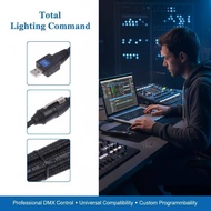 PHMY  DMX Controller USB RMD Wireless 2 4G App Dialer Stage Light Control for DJ Lighting Show .