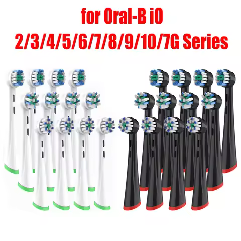 NEW 2/4/8 PCS Replacement Toothbrush Heads Compatible with Oral B iO Brush Heads for Oral-B iO 2/3/4