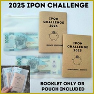◲ ۩ ☩ Ipon Challenge 2025 Chinkee Tan Card 5 10 20 Booklet with Pouch Bill Alkansya Peso Sense Mini
