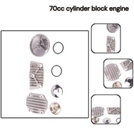 50cc 70cc 90cc 110cc Motorcycle Oil Cooler Adapter Engine Cylinder Cover Horizontal Engine Adapter E