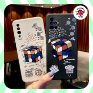 New! PRINTING LENS PROTECTOR Rubik's cube case oppo realme 7 a3x a15 a1k a31 2020 a37 a39 a3s c2 a53