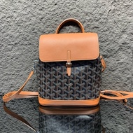 Goyard戈雅 Alpin mini棕色雙肩包