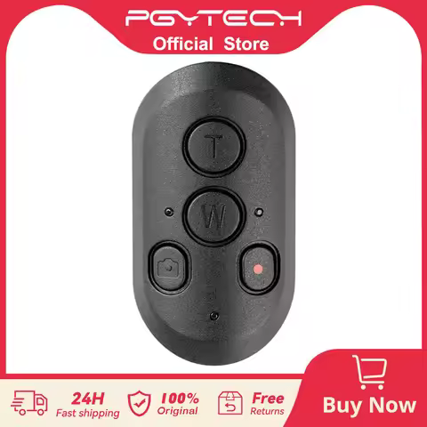 PGYTECH MANTISPOD 2.0 Bluetooth Magnetic Remote Control; Bluetooth 5.0 Enables Quick Compatible with