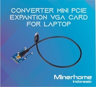 Converter Mini PCIE to Riser untuk VGA External Laptop