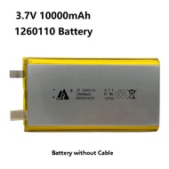 Rechargeable Battery 1260110 Battery 10000mAh Li-Polymer 3.7V For Replacement Backup PowerBank Heads