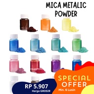 (QJ) 101-128 COLOR MICA POWDER 10g Metallic Powder/ Mica Powder Metallic Powder Pearl/ Shimmer Henna