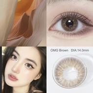 【0.00~-6.00】Magister Contact Lenses with Grade OMG Brown /Black Contact Lens 1Pair(2Pcs) Soft Makeup