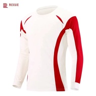 [Warrior4] Long Sleeve Men's Sport Tshirt Winter Autumn Soccer Basketball Shirt Jersey Personalized 