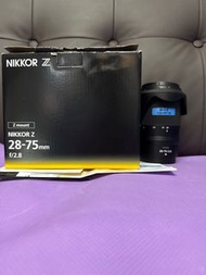 完美無瑕 全套有盒 香港行貨有保養 2026-7 Nikon Z 28-75 28-75mm F2.8 Z5 Z6 Z7 Z50 Use