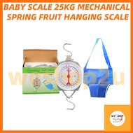 baby scale 25kg mechanical spring fruit hanging scale hanging pants scale baby hanging scale mechani