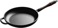 Skillet Saucepan Induction Pot 26cm Round Deep Crepes Skillet, Heavy Duty Cast Iron Frying Pan with Removable Handle Healthy Cooking Frying Pan interesting