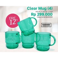 Clear mug oktober (4pc)