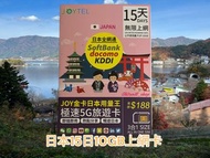 Joytel 日本數據卡 15日10GB SIM卡