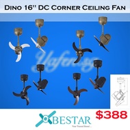 Bestar Dino 16" DC Corner Ceiling Fan