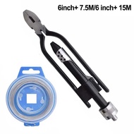 6" 1 Aviation One-Way Wire Twister Safety Locking Pliers With 7.5/15m Fuse For b 7.5/5m