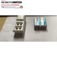 2 Pin Vuông 9v -Sạc lại - 900mAh +  Sạc Pin 6F22 [BẢO HÀNH 1 NĂM]