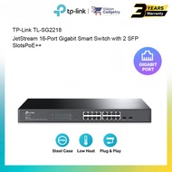 TP-Link TL-SG2218 JetStream 16-Port Gigabit Smart Switch with 2 SFP Slots