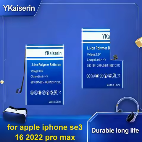 Mobile Phone Battery High-Capacity 2400-5100mAh For Apple iPhone SE3 16 2022 Pro Max