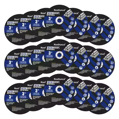 76mm Metal Cutting Disc for Angle Grinder 9.5mm Bore Cut off Wheel Stainless Steel Sanding Grinding 