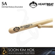 HEARTBEAT 5A USA Red Hickory Drumstick